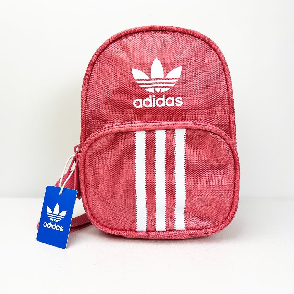 adidas Originals Women's Santiago Mini Backpack, Hazy Rose, One Size